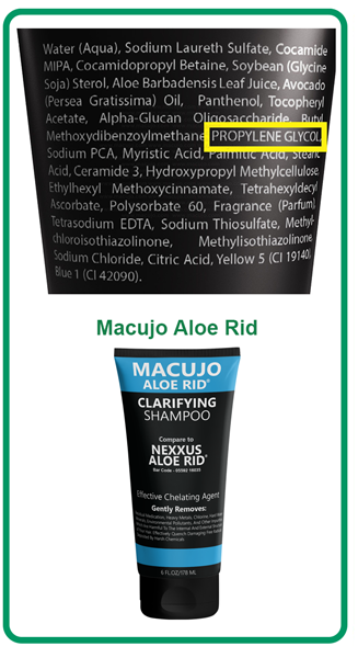 3- Pack Macujo Aloe Rid Shampoo 7.5oz
